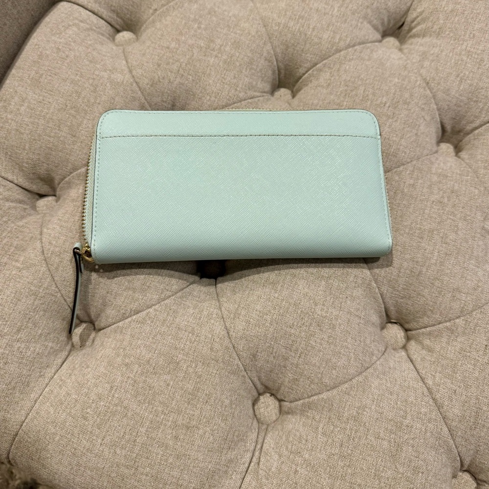 Kate Spade NY Newbury Lane Loden Light Blue Satchel & Matching Wallet - Picture 6 of 16